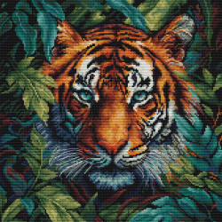 BU5048 - Džiunglių tigras (Tiger of the Jungle) siuvinėjimo rinkinys Luca-s