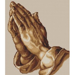 B350 - meldžiantis rankomis (Praying Hands) siuvinėjimo rinkinys Luca-S