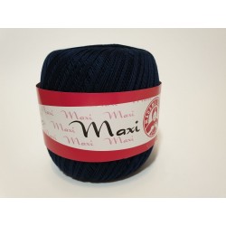 4909 - tamsi mėlyna Madame Tricote Paris Maxi
