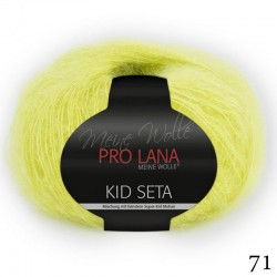 71 - žalios citrinos Pro Lana Kid Seta
