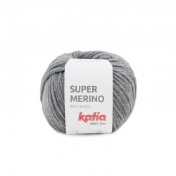 10 - vidutinė pilka Katia Super Merino