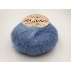 S625 - pilkai mėlyna Midara Silk Mohair