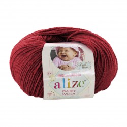 106 - sodri raudona Alize Baby Wool